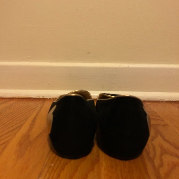 LOVE Flats by Town Shoes Black Suede - Picture 4 of 9